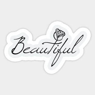 beautiful flower Sticker